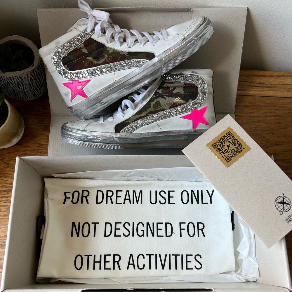 Golden Goose sneakers. Size 36. Never worn and still in the box.